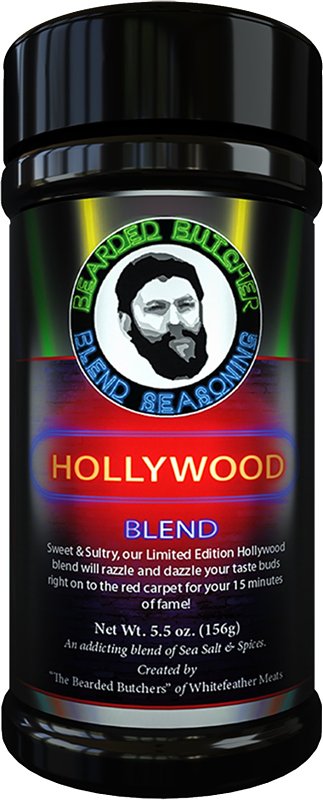 BEARDED BUTCHER Bearded Butcher Hollywood-5.5OZ Seasoning, Hollywood Blend, 5.5 oz OUTDOOR LIVING & POWER EQUIPMENT BEARDED BUTCHER