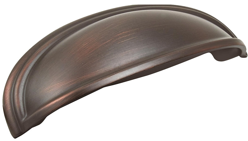 AMEROCK Amerock Ashby Series BP36640ORB Cabinet Pull, 5-1/16 in L Handle, 1-3/4 in H Handle, 1-3/8 in Projection, Zinc