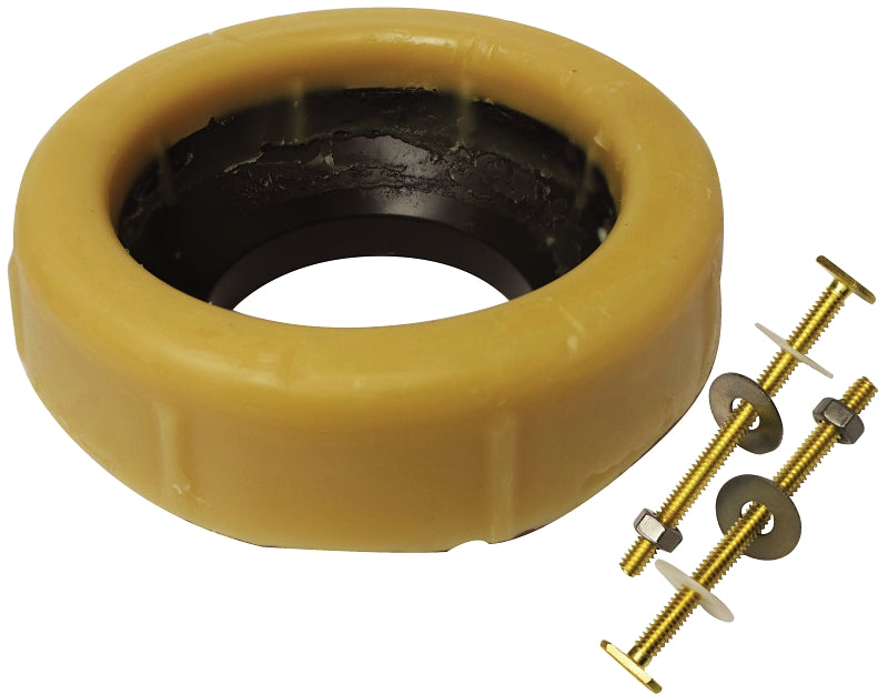 KEENEY Keeney K836-4 Toilet Wax Gasket, Brass, Honey Yellow, For: 3 in or 4 in Waste Lines PLUMBING, HEATING & VENTILATION KEENEY