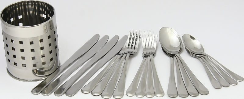 CHEF CRAFT Chef Craft 21710 Flatware Set, 20-Piece, Stainless Steel
