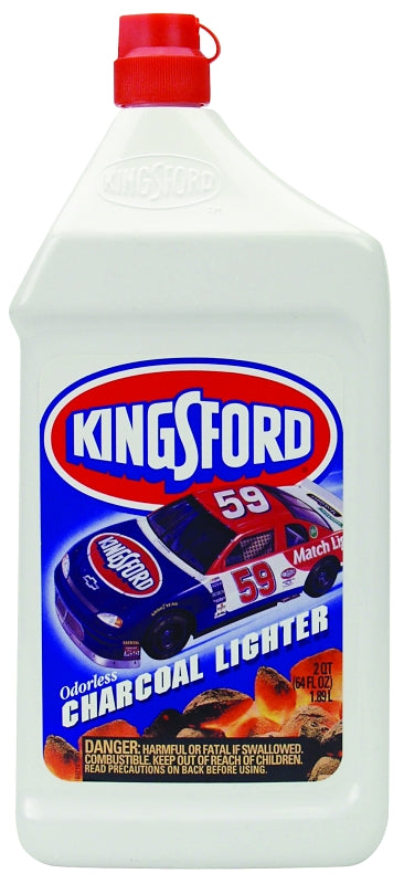 KINGSFORD Kingsford 71178 Charcoal Lighter Fluid, Liquid, 64 oz