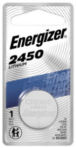 ENERGIZER BATTERY Energizer ECR2450BP Coin Cell Battery, 3 V Battery, 620 mAh, Lithium, Manganese Dioxide ELECTRICAL ENERGIZER BATTERY