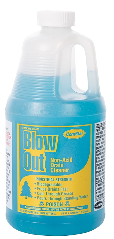 COMSTAR ComStar Blow Out 30-480 Drain Cleaner, Liquid, Dark Green, Odorless, 0.5 gal Bottle PLUMBING, HEATING & VENTILATION COMSTAR