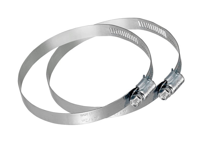 LAMBRO Lambro 2841 Worm Gear Clamp, 4 in Duct, Clamping Range: 3-9/16 to 4-1/2 in, Steel, Zinc