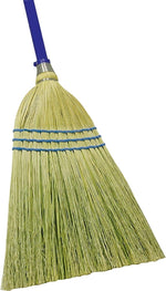 QUICKIE Quickie 900-6 Outdoor Broom, 12 in Sweep Face, Corn Fiber Bristle, Steel Handle