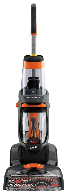 BISSELL Bissell 1548 Pet Carpet Cleaner, 1 gal Tank, 11 in W Cleaning Path, Samba Orange