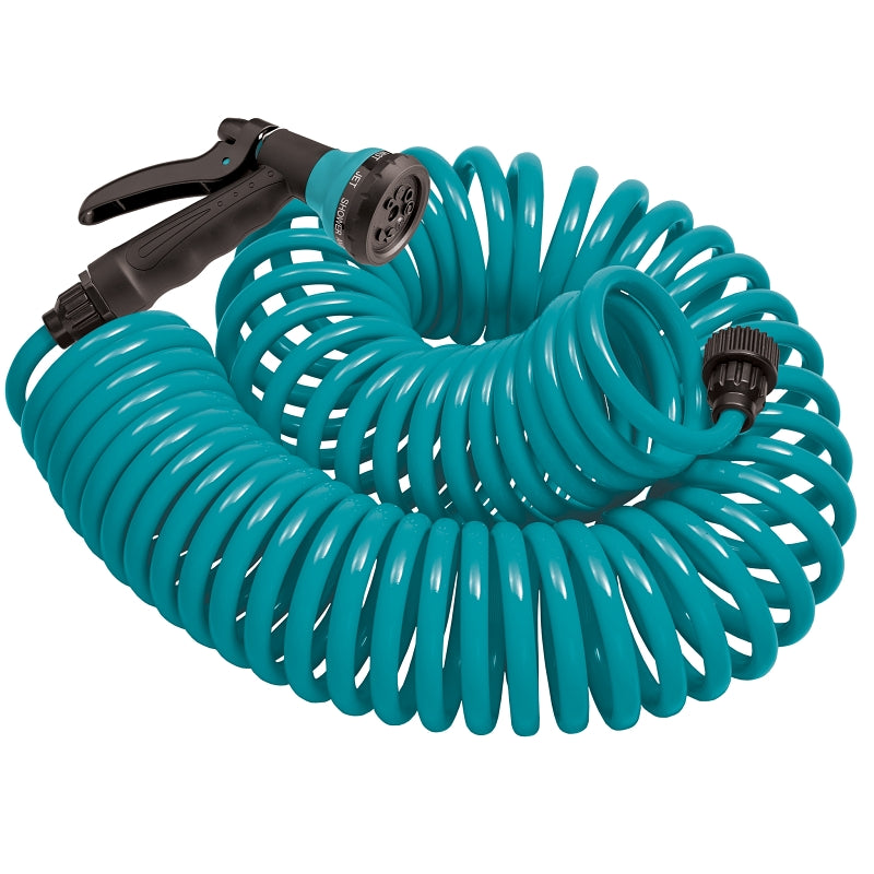 ORBIT IRRIGATION PRODUCTS Orbit 27436 Coil Garden Hose, 50 ft L, Green