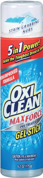 OXI CLEAN Oxiclean Max Force 51355 Stain Remover, 6.2 oz, Gel, Blue