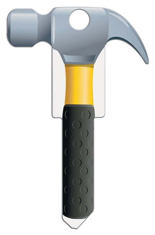 LUCKY LINE Lucky Line Key Shapes Series B122S Key Blank, Hammer, Brass, Enamel-Coated, For: Schlage Locks HARDWARE & FARM SUPPLIES LUCKY LINE