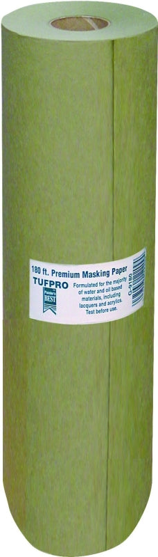 TRIMACO Trimaco 12209 Masking Paper, 180 ft L, 9 in W, Green PAINT TRIMACO