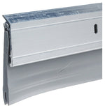 FROST KING Frost King A62/36W Door Sweep, 36 in L, 2 in W, Aluminum Flange, White Insert Color, Vinyl Insert