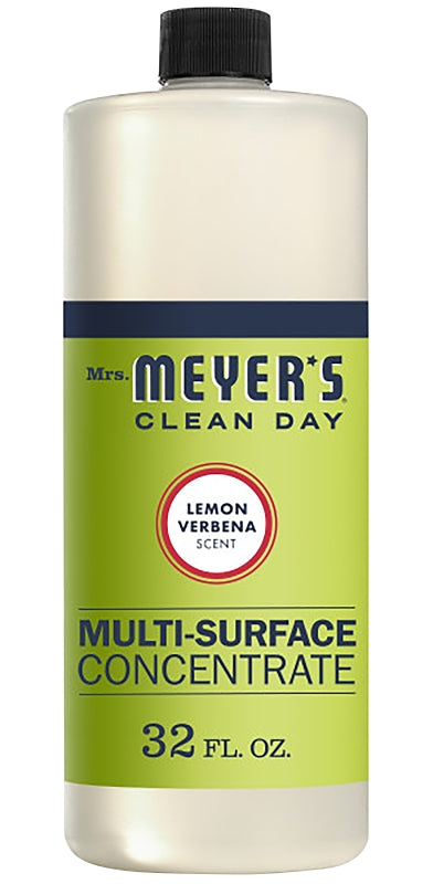 MRS MEYERS Mrs. Meyer's Clean Day 12440 Cleaner, 32 oz Bottle, Liquid, Lemon Verbena
