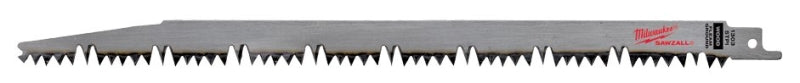 MILWAUKEE Milwaukee 48-00-1303 Reciprocating Saw Blade, Applicable Materials: Wood, 1 in W, 12 in L, 5 TPI, Bi-Metal Cutting Edge TOOLS MILWAUKEE