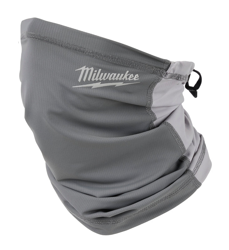 MILWAUKEE Milwaukee 424G Neck Gaiter, One Size, Nylon/Spandex, Gray