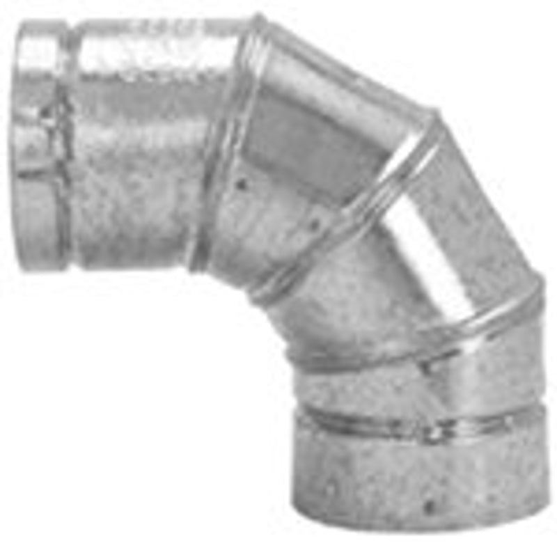 SELKIRK Selkirk 104230 Elbow, 4 in Connection, Galvanized Steel