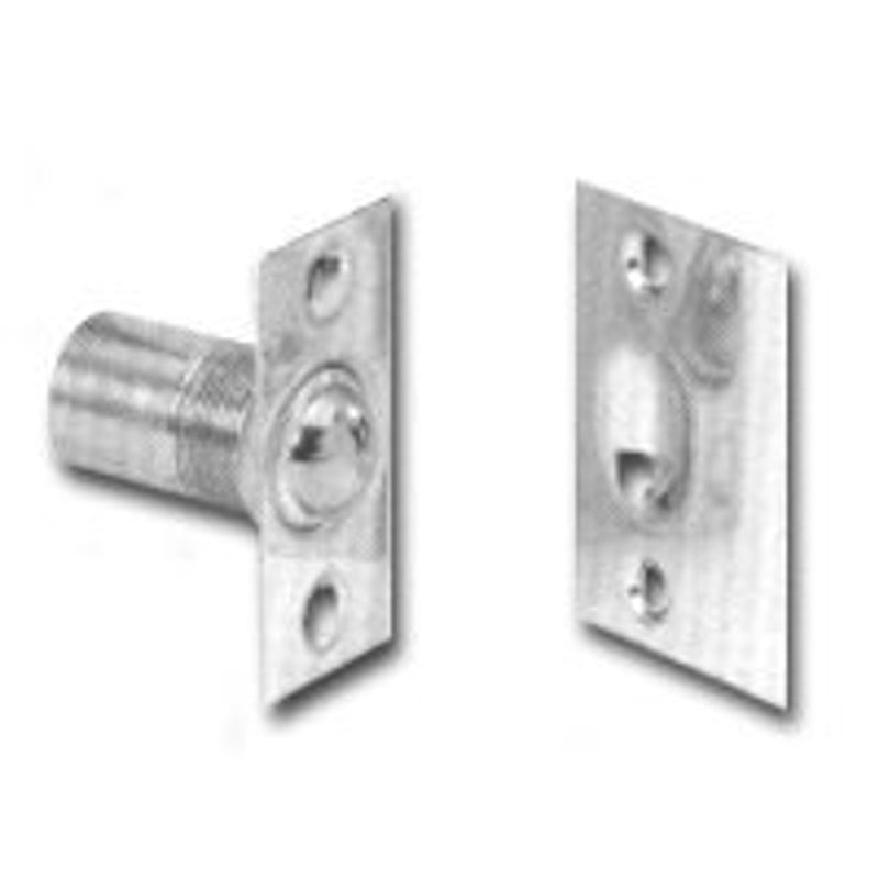 SCHLAGE BUILDERS HARDWARE Schlage 347B-619 Ball Catch, Metal, Satin Nickel