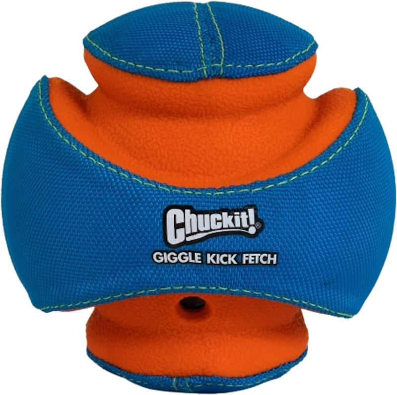 CHUCKIT! Chuckit! 47019 Dog Toy, One Size, Giggle Kick Fetch, Foam/Polyester Fabric/Rubber