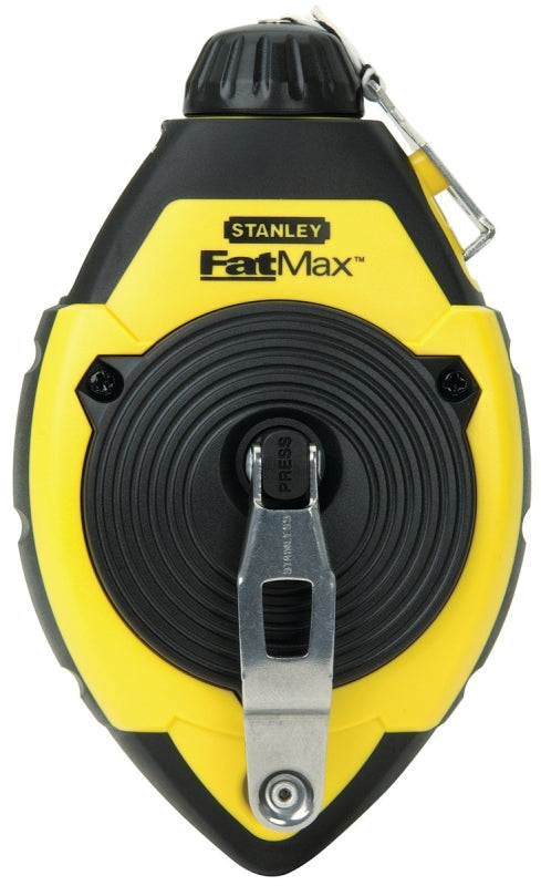 STANLEY TOOLS STANLEY 47-140L Chalk Line Reel, 100 ft L Line, Blue Line, 3:1 Gear Ratio TOOLS STANLEY TOOLS
