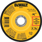 DEWALT DEWALT DWA4511 Grinding Wheel, Applicable Materials: Ferrous Metal, Stainless Steel, 4-1/2 in Dia