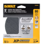 DEWALT DEWALT DWAM4301 Sanding Disc, 5 in Dia, 80 Grit, Medium, Silicone Carbide Abrasive