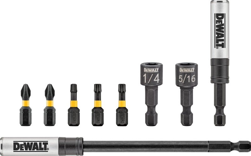 DEWALT DEWALT FlexTorq Series DWAFTAS-9 Bit Holder Set