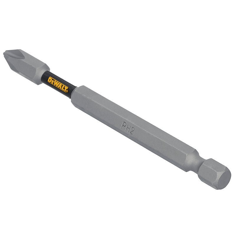 DEWALT DEWALT TOUGHGRIP DWAF3PH2TG1 Screwdriver Bit, #2 Drive, Phillips Drive, 1/4 in Shank, Hex Shank, 3-1/2 in L, Steel