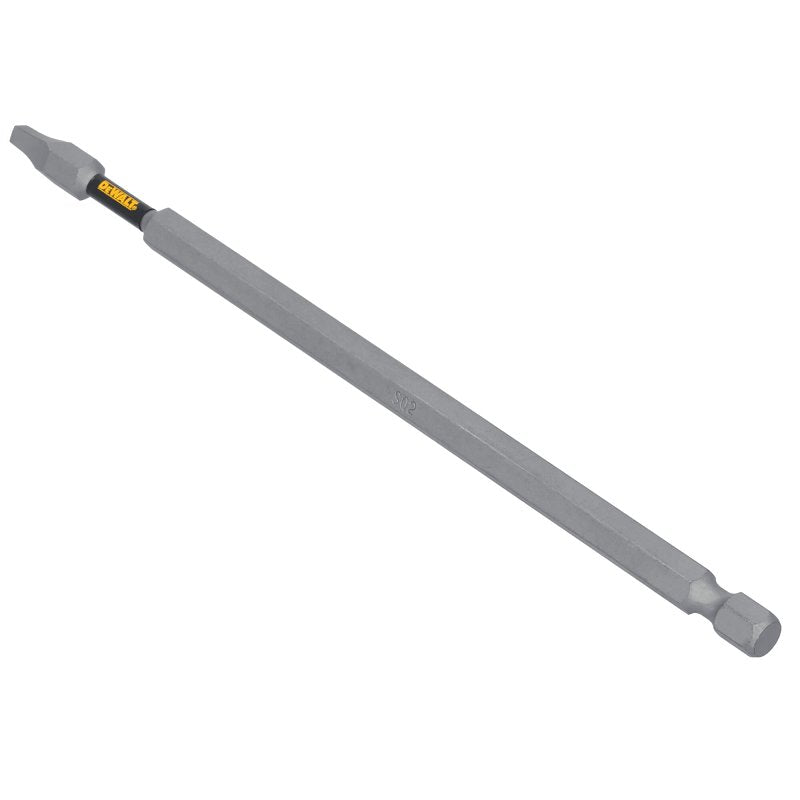 DEWALT DEWALT TOUGHGRIP DWAF6SQ2TG1 Screwdriver Bit, #2 Drive, Square Drive, 1/4 in Shank, Hex Shank, 6 in L, Steel TOOLS DEWALT