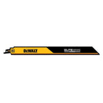DEWALT DEWALT ELITE SERIES DWAR12108CT-1 Reciprocating Saw Blade, 1 in W, 12 in L, 8 TPI, Carbide Cutting Edge TOOLS DEWALT