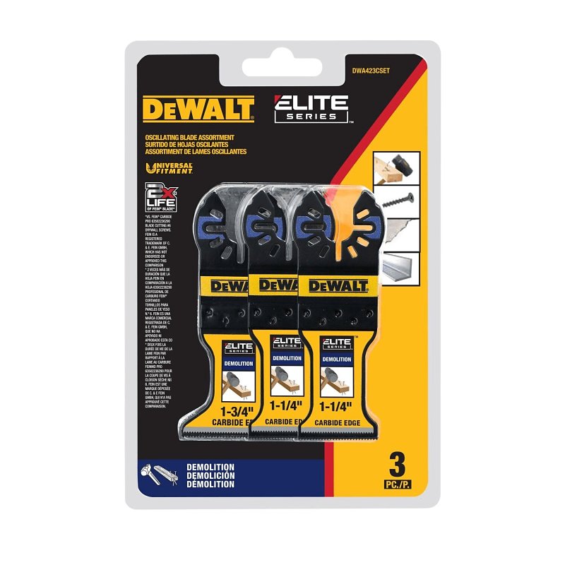 DEWALT DEWALT ELITE Series DWA423CSET Oscillating Demo Assortment, Carbide TOOLS DEWALT