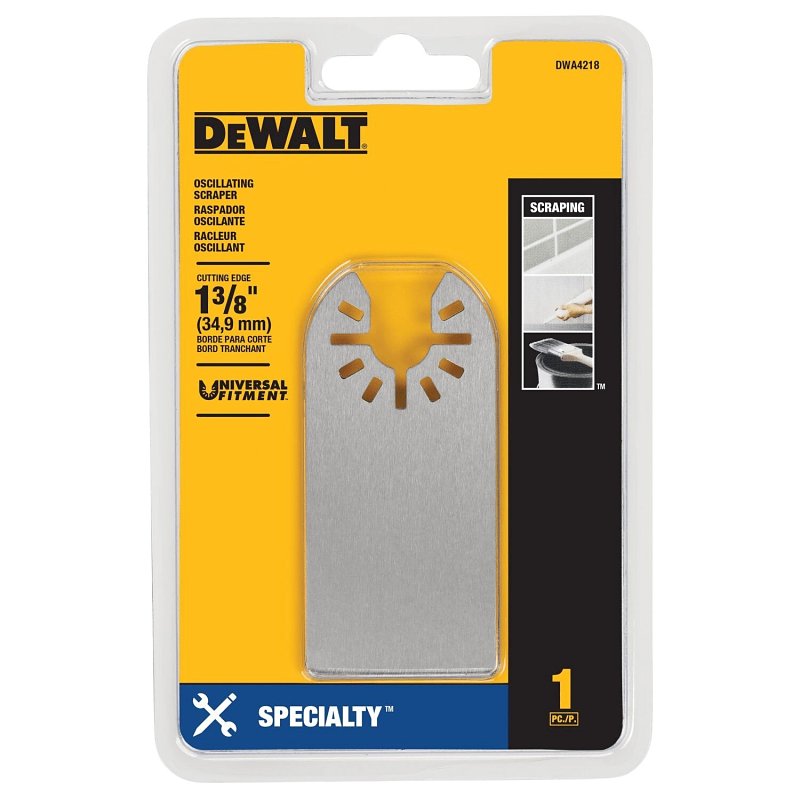 DEWALT DEWALT DWA4218 Scraping Blade, 1-7/16 in, Steel TOOLS DEWALT