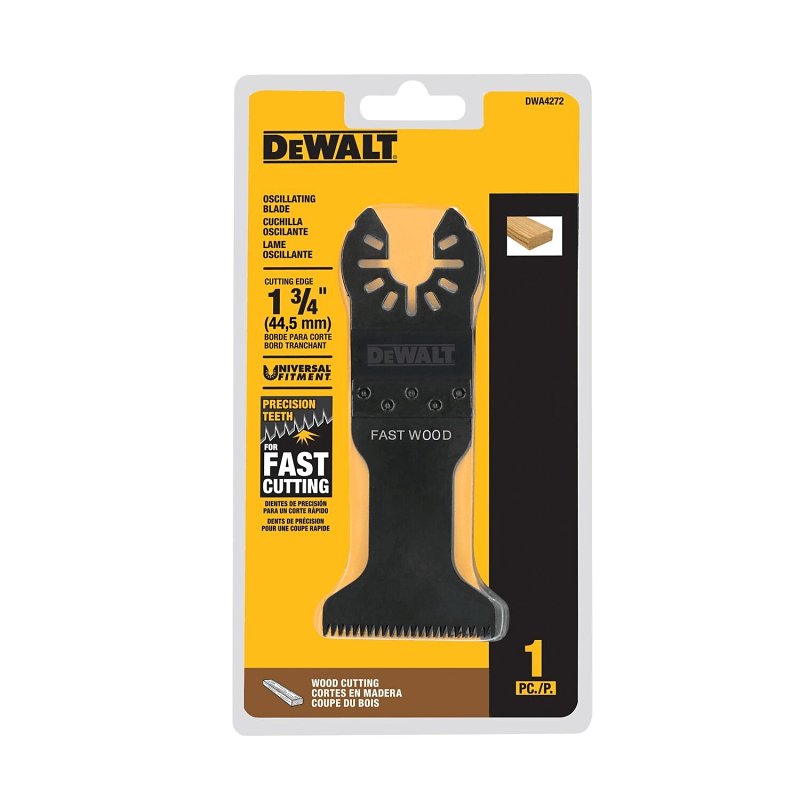 DEWALT DEWALT DWA4272 Oscillating Tool Blade, 1-3/4 in, HCS TOOLS DEWALT
