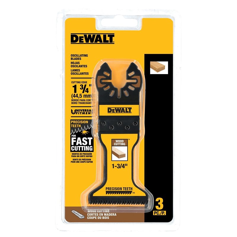 DEWALT DEWALT DWAXR4272-3 Oscillating Tool Blade, 1-3/4 in TOOLS DEWALT