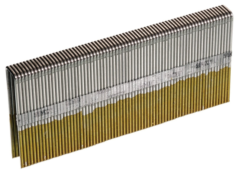 SENCO Senco N21BRB Wire Staple, 7/16 in W Crown, 2 in L Leg, 16, Bright Basic
