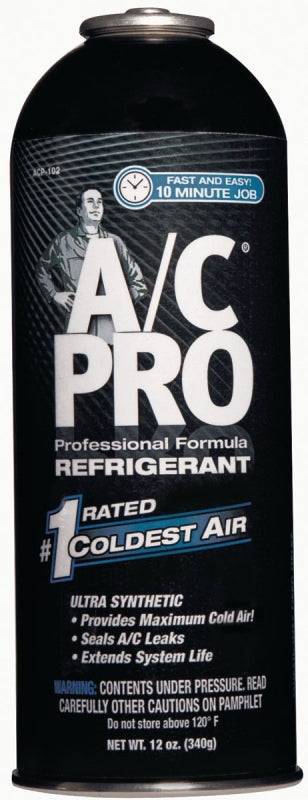 IDQ OPERATING A/C Pro ACP102-6 AC Refrigerant, 12 oz, Can, Liquid-Based Aerosol AUTOMOTIVE IDQ OPERATING
