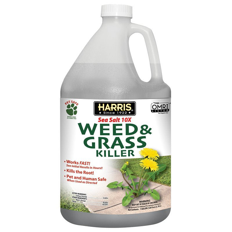 P.F. HARRIS MANUFACTURING Harris CALSEAWEED-128 Weed and Grass Killer, Liquid, Clear, 128 oz LAWN & GARDEN P.F. HARRIS MANUFACTURING