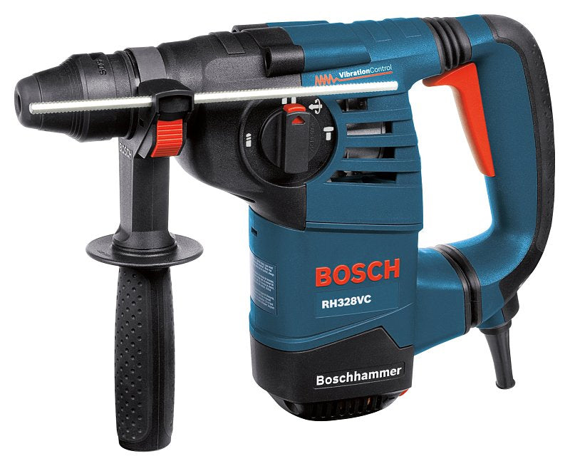 BOSCH Bosch RH328VC Rotary Hammer, 8 A, SDS-Plus Chuck, 3/4 in Chuck, 4000 bpm, 2.6 ft-lb Impact Energy