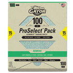 GATOR Gator 7289 Sanding Sheet, 11 in L, 9 in W, Fine, 100 Grit, Aluminum Oxide Abrasive