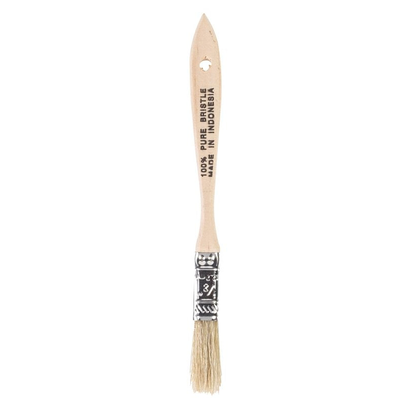 WOOSTER BRUSH Wooster F5117-1/2 Paint Brush, 1/2 in W, 1-11/16 in L Bristle, Soft Natural China Bristle, Plain-Grip Handle