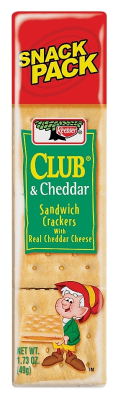 KEEBLER� Keebler KCLUBC12 Sandwich Crackers, Club and Cheddar Flavor, 1.73 oz HOUSEWARES KEEBLER�