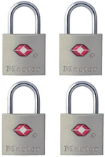 MASTER LOCK Master Lock 4683Q Padlock, Keyed Alike Key, 3/32 in Dia Shackle, Steel Shackle, Metal Body, 7/8 in W Body