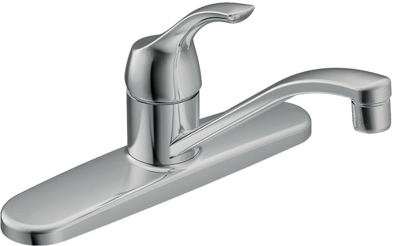 MOEN Moen Adler Series CA87526 (87585) Kitchen Faucet, 1.5 gpm, Stainless Steel, Chrome-Plated, Deck, Lever Handle PLUMBING, HEATING & VENTILATION MOEN