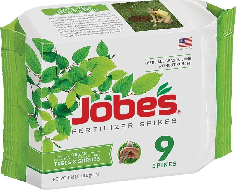 LAWN & GARDEN LLC Jobes 01310 Fertilizer, 4 lb Pack, Spike, 16-4-4 N-P-K Ratio