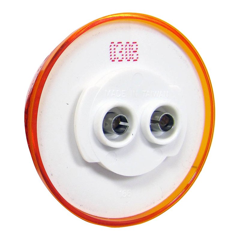 PETERSON MFG PM V166A Marker Light, 12 V, LED Lamp, Amber Lens, Grommet