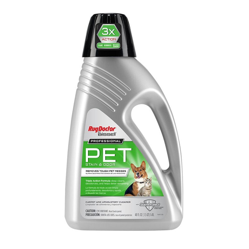 BISSEL RENTAL RugDoctor 5152 Pet Stain Carpet Cleaner, 48 oz Bottle, Liquid, Characteristic, Pale Yellow