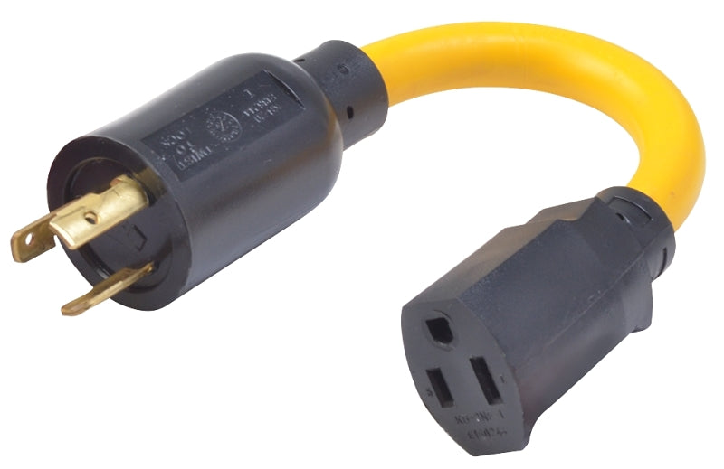 WOODS Southwire 090218802 Plug Adapter, 9 in L, 12 AWG Cable