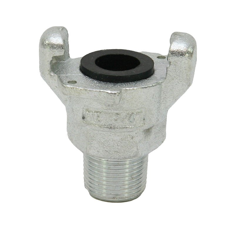 ABBOTT RUBBER Abbott Rubber UM-075-M Hose Coupling, 3/4 in, MPT, Malleable Iron