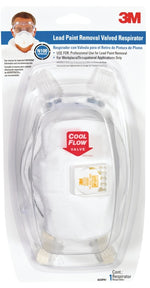 3M 3M TEKK Protection 8233PA1-A/R-8833 Disposable Valved Respirator, N100 Filter Class, White