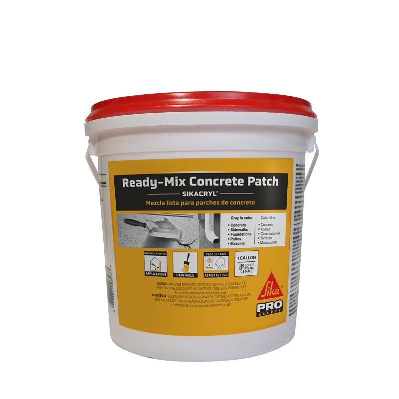 SIKACRYL Sika Sikacryl PRO SELECT Series 514899 Ready Mix Concrete, Gray, Paste, 1 gal, Container