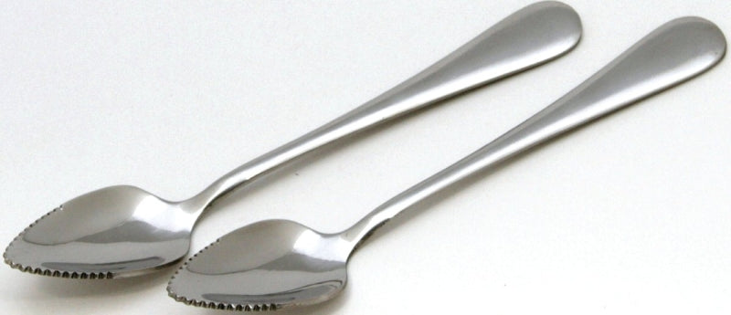 CHEF CRAFT Chef Craft 21521 Grapefruit Spoon Set, 7 in OAL, Stainless Steel, Polished Mirror