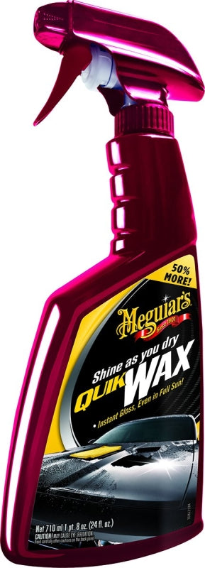 MEGUIAR'S Meguiar's A1624/A1616 Quik Wax, 16 oz, Liquid, Fruity AUTOMOTIVE MEGUIAR'S